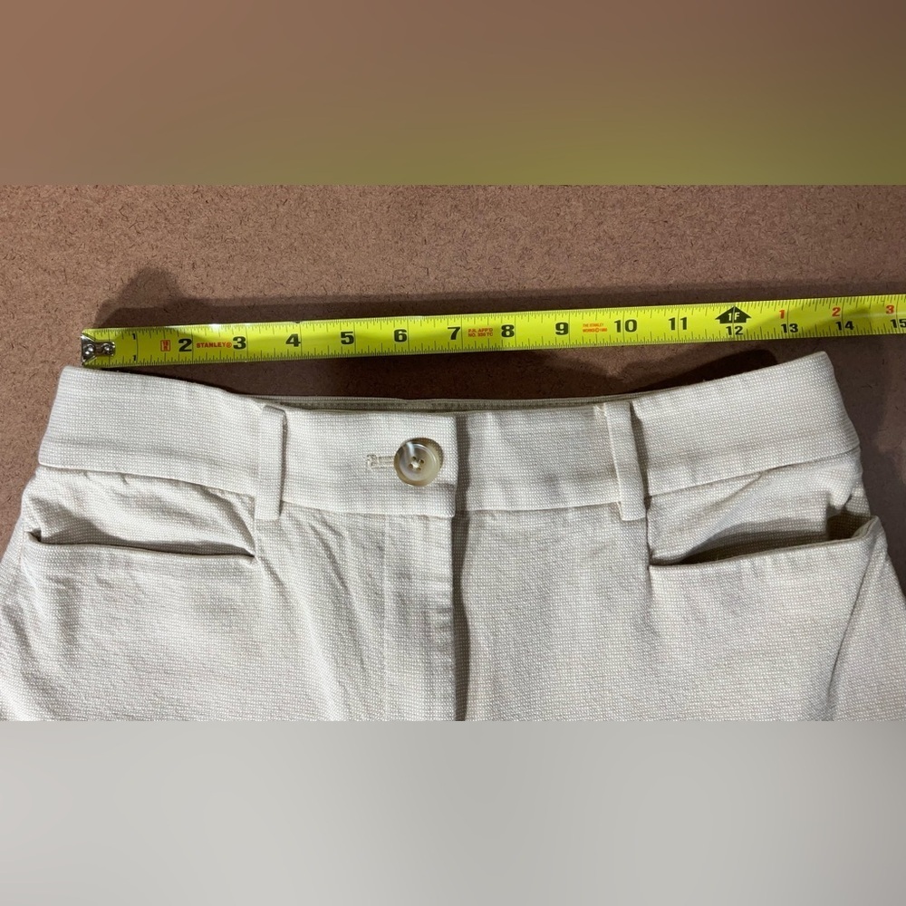 Parker Women's Cream Straight Leg Pants - Picture 9 of 9